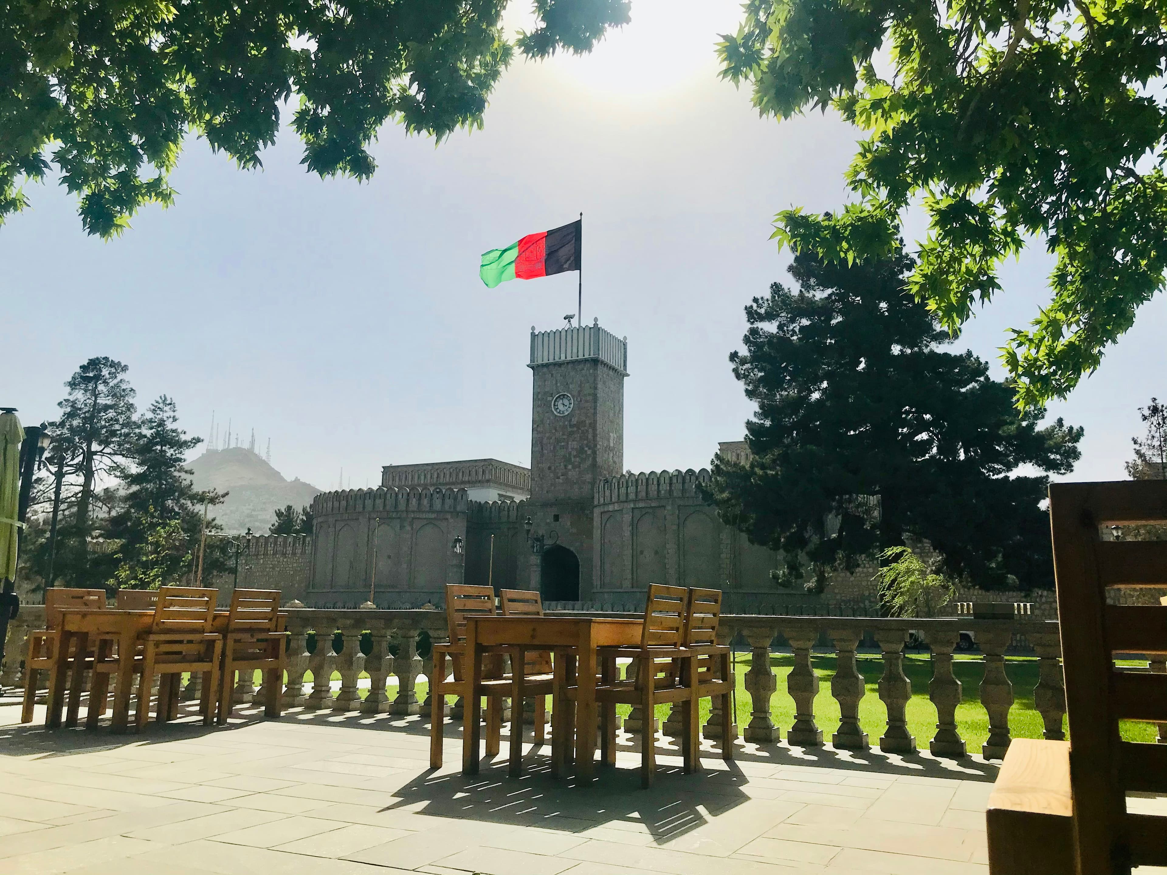 Government buildings and diplomatic offices where foreign policy responses are drafted.